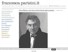Tablet Screenshot of francescaparisini.it